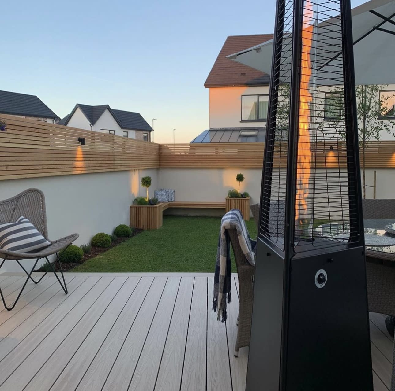 Landscaped rear garden
